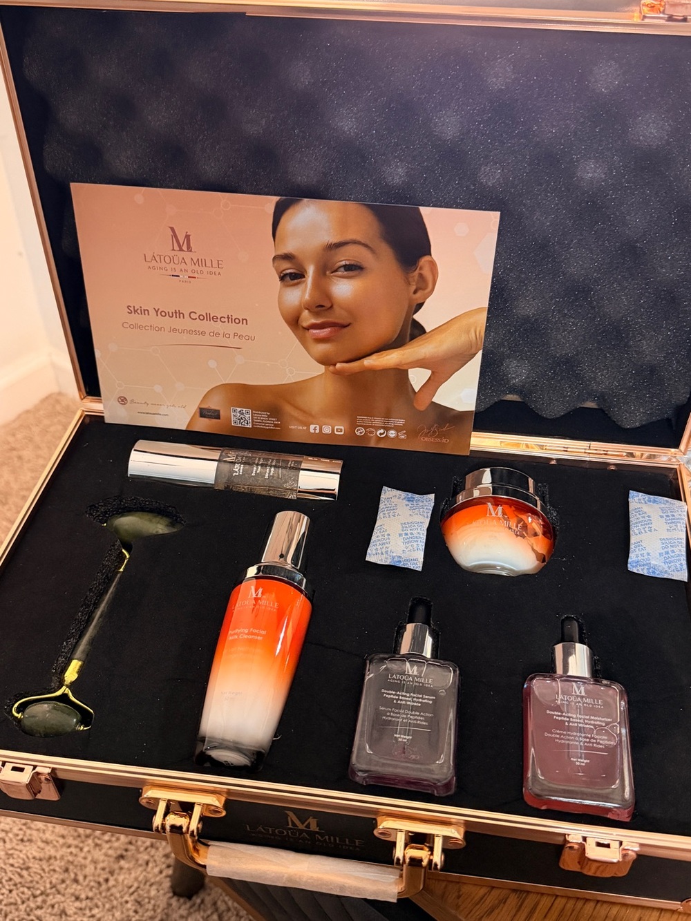 Skin Youth Collection - Orange Gradient Serum & Cream Set